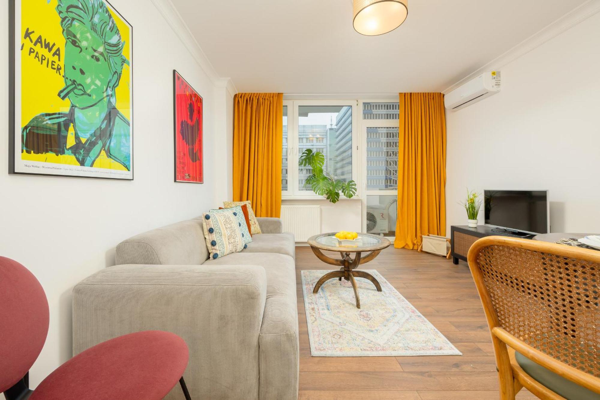 Marszalkowska Stylish Apartment With Balcony Warsaw Center By Noclegi Renters Εξωτερικό φωτογραφία